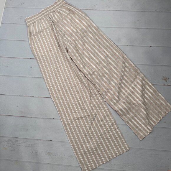 NWT FRYE Linen Striped Wide Leg Pant XS - Picture 5 of 9